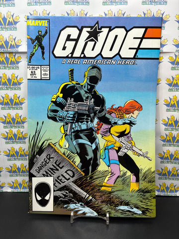 1987 Marvel Comics GI Joe Real American Hero #63 Comic Book