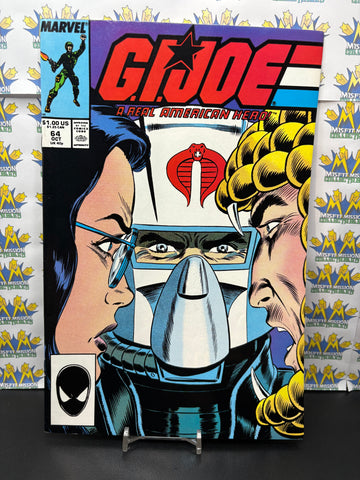 1987 Marvel Comics GI Joe Real American Hero #64 Comic Book