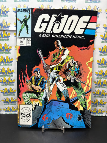 1988 Marvel Comics GI Joe Real American Hero #76 Comic Book