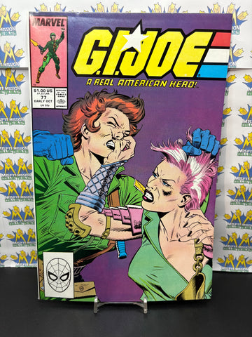 1988 Marvel Comics GI Joe Real American Hero #77 Comic Book