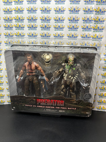 2013 Neca Aliens vs Predator Dutch Vs Jungle Hunter: The Final Battle (New)