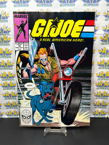 1988 Marvel Comics GI Joe Real American Hero #79 Comic Book