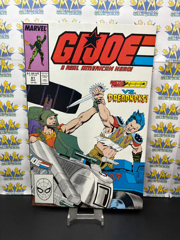 1988 Marvel Comics GI Joe Real American Hero #81 Comic Book