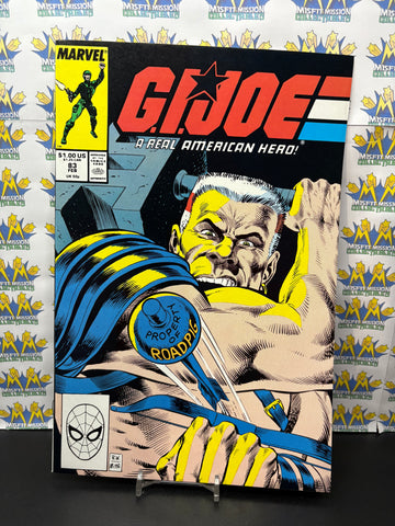 1989 Marvel Comics GI Joe Real American Hero #83 Comic Book