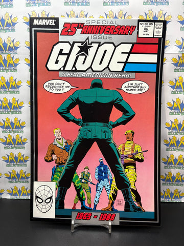 1989 Marvel Comics GI Joe Real American Hero #86 Special 25th Anniversary Issue Comic Book