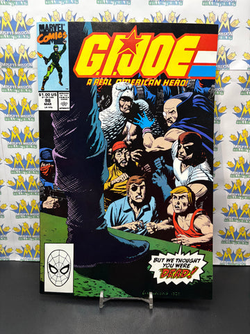 1990 Marvel Comics GI Joe Real American Hero #98 Comic Book