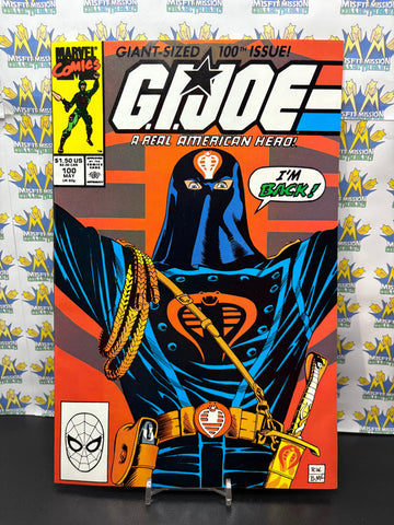 1990 Marvel Comics GI Joe Real American Hero #100 Comic Book