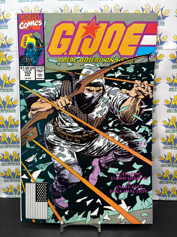 1990 Marvel Comics GI Joe Real American Hero #103 Comic Book