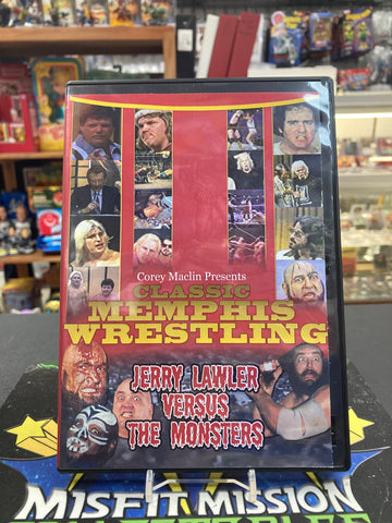 Corey Maclin Presents Classic Memphis Wrestling Jerry Lawler Versus The Monsters DVD
