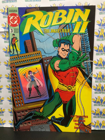 DC Comics Robin II The Joker’s Wild #3 Comic Book Hologram Cover