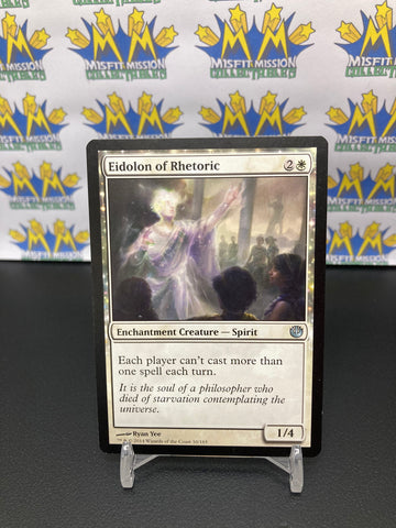 Magic the Gathering: White Enchantment Creature - Spirit Eidolon of Rhetoric Card