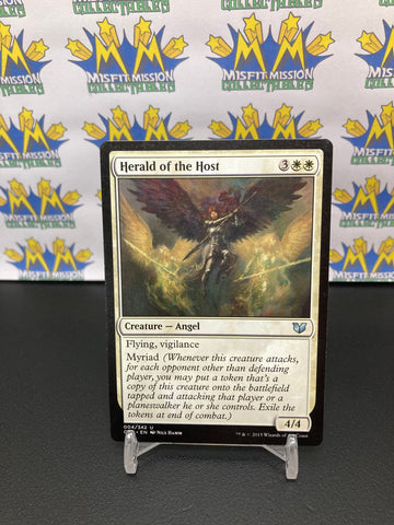 Magic the Gathering: White Creature - Angel Herald of the Host Card