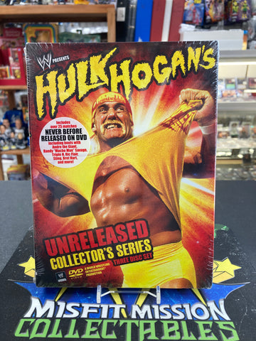 WWE Hulk Hogan’s Unreleased Collector’s Series DVD 3 Disc Set (New)