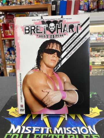 WWE Bret “Hitman” Hart The Best There Is The Best There Was The Best There Ever Will Be 3 Disc DVD Set