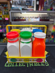 Vintage Fisher Price Milk Bottle Carrier and Bottles