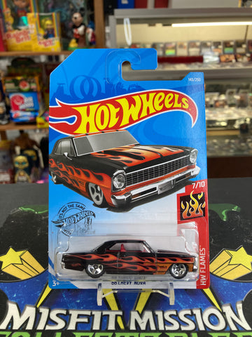 2018 Hot Wheels HW Flames ‘56 Chevy Nova Car (New)