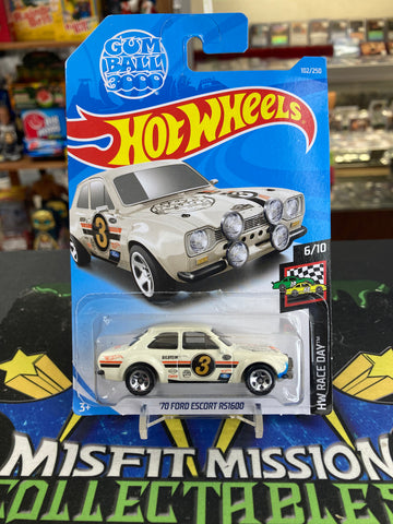 2017 Hot Wheels Gum Ball 3000 HW Race Day ‘70 Ford Escort RS1600 Car (New)