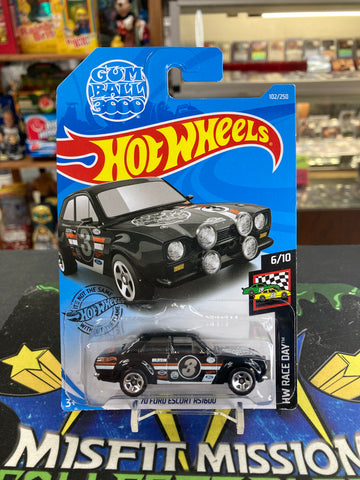 2018 Hot Wheels Gum Ball 3000 HW Race Day ‘70 Ford Escort RS1600 Car (New)