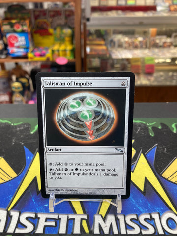 MTG Magic the Gathering: Artifact Talisman of Impulse Card