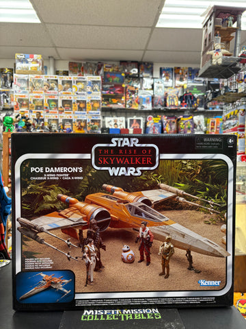 Star Wars The Rise of Skywalker Poe Dameron’s X-Wing Figure Set (New)