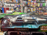 2001 Star Wars Power of The Force B-Wing Fighter Figure Set (New)