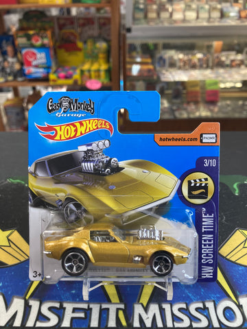 2017 Hot Wheels HW Screen Time ‘68 Corvette Gas Monkey Garage Car (New)