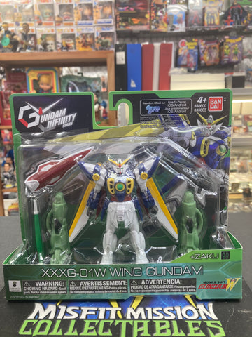 Bandai Gundam Infinity Series XXG-O1W Wing Gundam Figure (New)