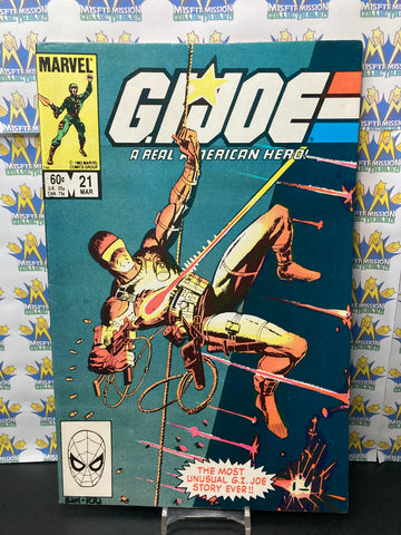 1983 Marvel Comics GI Joe Real American Hero #21 First Appearance of Storm Shadow Comic Book