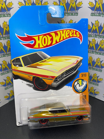 2015 Hot Wheels Muscle Mania 1969 Chevelle SS 396 Super Treasure Hunt (New)