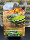 2018 Hot Wheels Green Volkswagen Scirocco GT24 Rally Car (New)