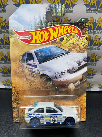 2018 Hot Wheels White Ford Escort Rally Car (New)