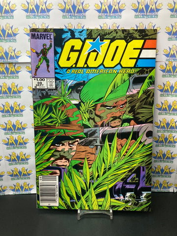 1985 Marvel Comics GI Joe Real American Hero #39 Comic Book