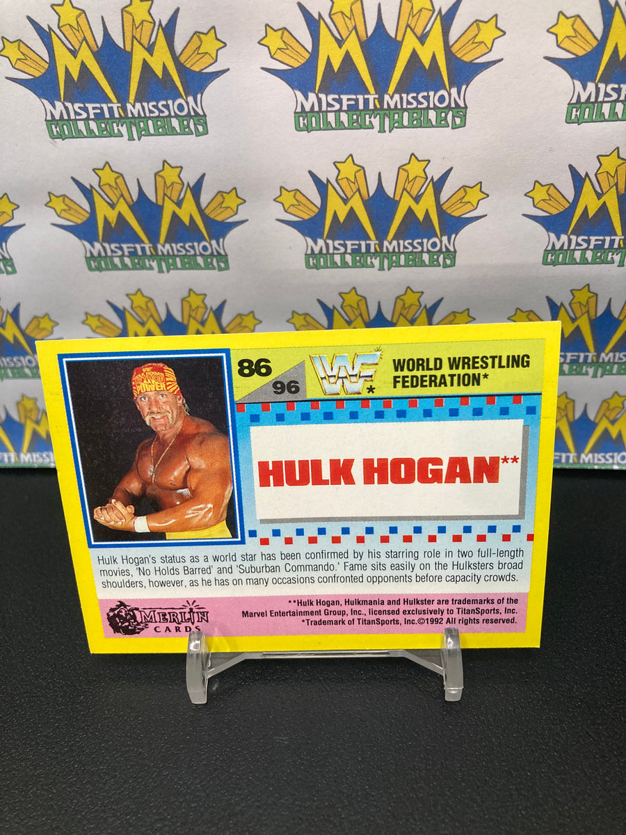 Hulk Hogan Rookie Card Tops 1982 Wrestling All Stars Series A