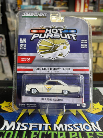 2019 Greenlight Hot Pursuit Series 1965 Ford Custom (New)