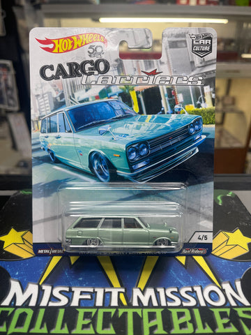 2017 Hot Wheels 50 Car Culture Cargo Carriers Nissan C10 Skyline Wagon Real Riders Metal (New)