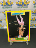 1992 WWE WWF Merlin Gold Series 2 SummerSlam British Bulldog vs Bret Hitman Hart #8 Trading Card
