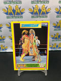 1992 WWE WWF Merlin Gold Series 2 SummerSlam Macho Man Randy Savage vs Ultimate Warrior #3 Trading Card