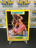 1992 WWE WWF Merlin Gold Series 2 SummerSlam Macho Man Randy Savage vs Ultimate Warrior #4 Trading Card