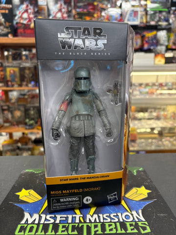 Star Wars Black Series The Mandalorian Migs Mayfield Morak Figure (New)