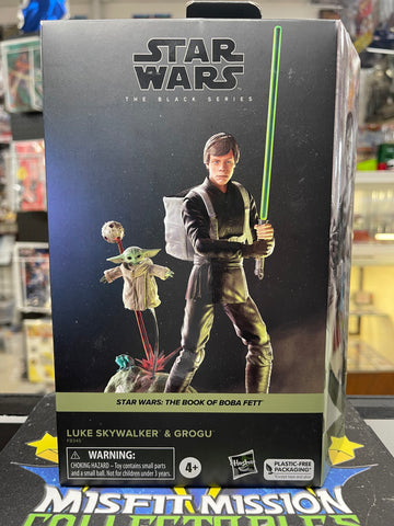 Star Wars Black Series The Book of Boba Fett Luke Skywalker & Grogu (New)