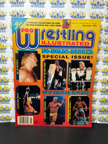 PWI Pro Wrestling Illustrated November 1993 WCW Mid Year Report Cover