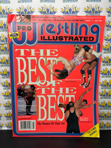 PWI Pro Wrestling Illustrated July 1992 Best of The Best Cover