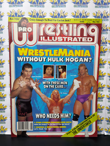PWI Pro Wrestling Illustrated May 1993 Wrestlemania Cover