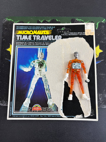 Vintage 1976 Grand Toys Micronauts Orange Time Traveler
