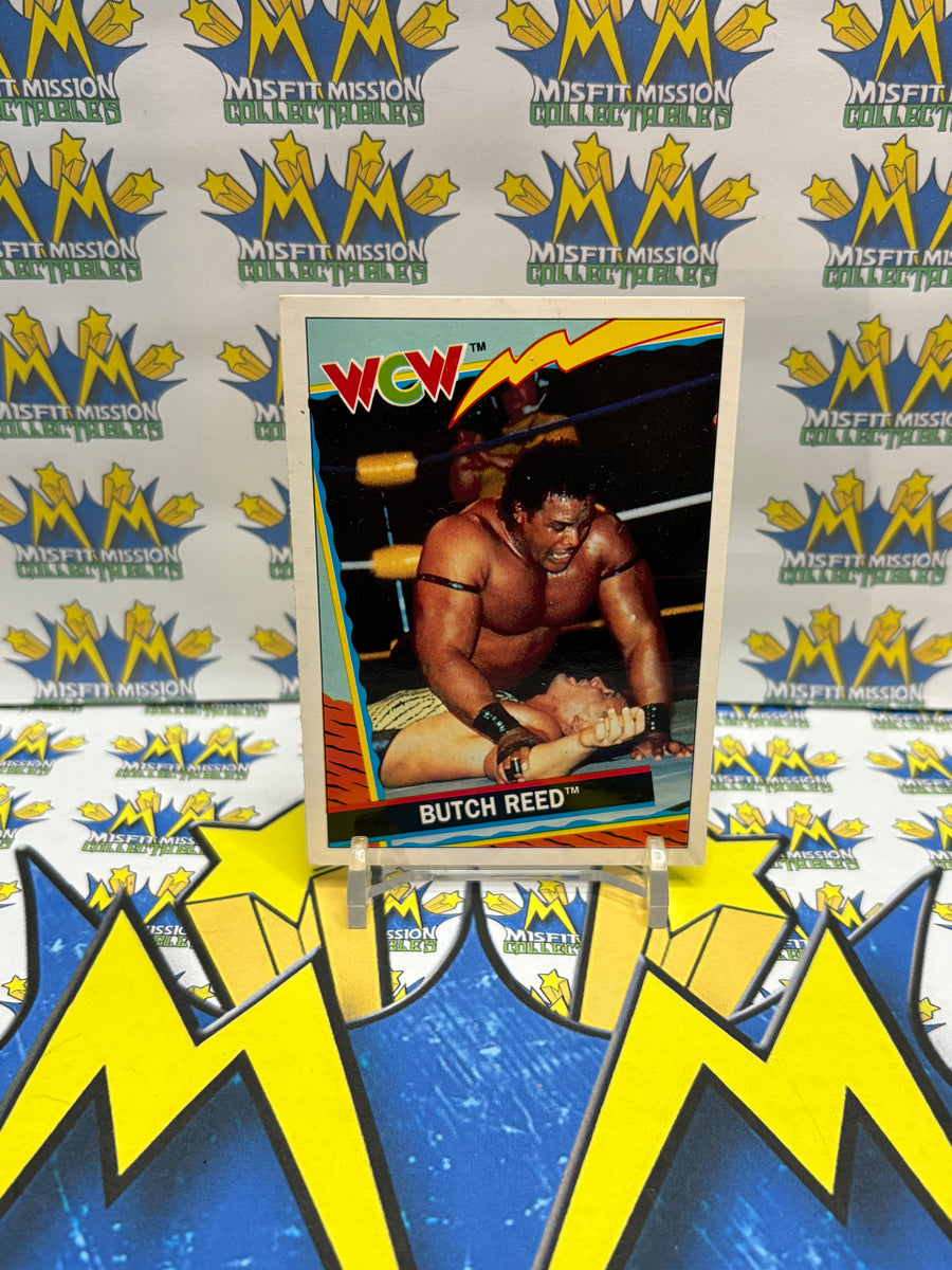 1992 TOPPS WCW UK Exclusive Butch Reed #9 Trading Card – The Misfit ...