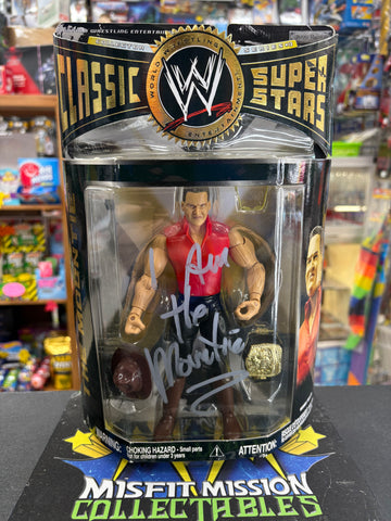 Autographed WWE Jakks Classic Superstars The Mountie Figure