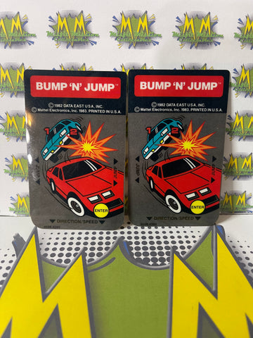 Vintage 1982 Mattel Intellivision Controller Overlay Bump N Jump