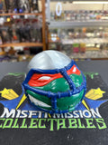 Vintage 1995 TMNT Teenage Mutant Ninja Turtles Mini Mutants Michelangelo Football Head Play Set
