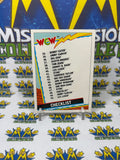 1992 TOPPS WCW UK Exclusive Checklist #48 Trading Card