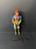 Vintage Hasbro 1986 GI Joe Zandar Figure